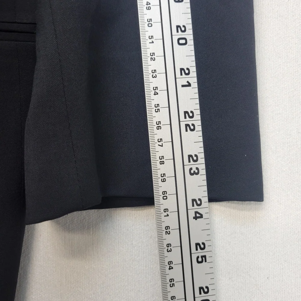 Giorgio Armani Blazer Mens 44R Black Virgin Wool 2-Button Sport Coat